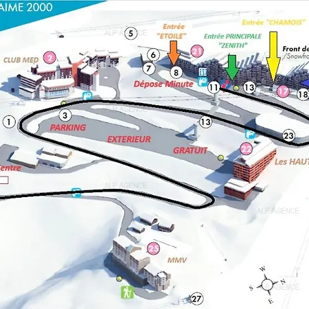 Résidence Aime 2000 - 3 Pièces 6 Pers - Aime 2000 - N31a2 - Plagne Aime 2000 Mae-8374 Appartement
